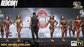 2023 IFBB Pro League Wellness Olympia Prejudging Comparisons 4K Video