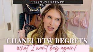 Chanel RTW MISTAKES! Lessons learned and what I'm not buying again!