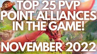 Call of Dragons | The Top 25 PvP Alliances w/ Most Merits in the Game! [November 2022]