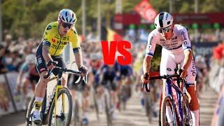 Van Aert Vs Nys |  Benidorm Cyclocross World Cup Highlights 2025