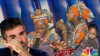 The Judges Cried When They Heared Mama Africa Singing With Her Sick doughter,Emotional Song.AGT 2024