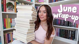 let's talk about the 17 books I read in June!  *June wrap-up*