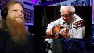 Andrés Segovia: Bach - Gavotte from 4th Lute Suite REACTION | Metal Head DJ Reacts