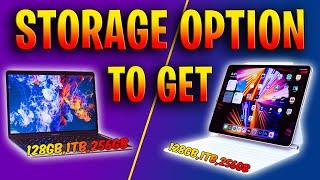 Which Storage Option To Get (MacBook & iPad) - How Much Storage Option to Get in iPad & MacBook