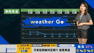 2024/07/16  高壓東南風影響 留意中午高溫