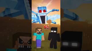 MINECRAFT ! Mysterious Steve VS CRAZY MOB ? #minecraftshorts #minecraft #gaming #gamer