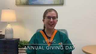 UTHSC 2023 Giving Day with AuD Student