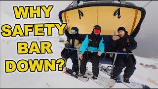 American's First Time Snowboarding in Europe