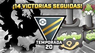 ¡LOGRO 14 VICTORIAS SEGUIDAS CON ESTE EQUIPO en LIGA ULTRA (2500 PC)! - PVP GBL POKEMON GO