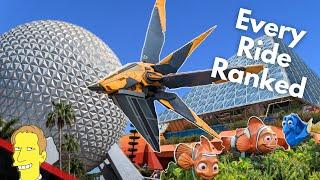 Ranking Every Ride at Disney's EPCOT for 2025