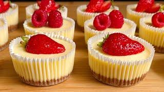 How to make easy mini cheesecakes - ميني تشيز كيك سهل