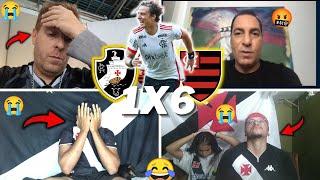 REAÇÕES VASCAINAS HUMILHADOS E TRISTEZA TOTAL- VASCO 1X6 FLAMENGO- BRASILEIRÃO 2024- VAMOS RIR KKKKK