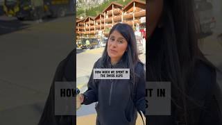 How much did we spend in Switzerland in a day? #switerland #zermatt