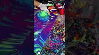 FREESTYLE PAINT POURING - FLUID ART