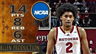 Dylan Harper ('06) - 14 Pts Highlights｜Merrimack Warriors vs Rutgers Scarlet Knights｜2024.11.20