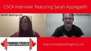 CSCA Candid Conversations with Sarah Applegarth