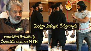 NTR  Serious Fight With SS Rajamouli Son Karthikeya | RRR | Ram Charan | Rajamouli | Cinema Garage