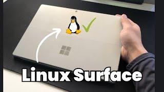 How to Install Linux on a Microsoft Surface (Ubuntu 22.04 Linux Surface Kernel)