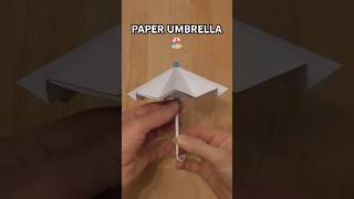 EASY PAPER UMBRELLA STEP BY STEP | BEST SCHOOL PROJECT INCL ART