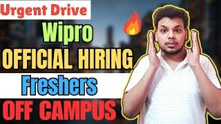 Very Urgent Wipro Direct Virtual Drive | OFF Campus Drive For 2024 , 2023 , 2022 Batch Hiring