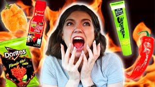 TRYING EVERY SPICY FOOD CHALLENGE