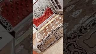 Luxury Carving double bed, लकड़ी का पलगं, Saharanpur Furniture, 9389977028, #homedecorideas