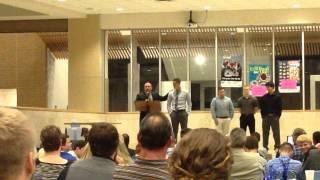 Adam Hamad football banquet