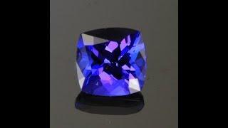 Tanzanite 3 Carats Square Cushion