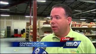 Drive-through grocery store open in Olathe