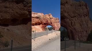 Red canyon tunnel in Utah