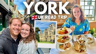 YORK VLOG! ️ Betty's Afternoon Tea, The Shambles, York Minster & History ️ UK Road Trip Vlog 2 