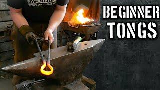 A Different Way of Forging Beginner Blacksmith Tongs