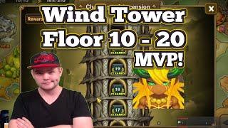 Easiest Tower! Wind Floor 10 - 20 Guide - Challenge of Ascension (CoA)  - Summoners War