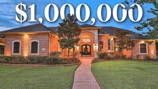 Inside a Breathtaking WATERFRONT Luxury Pool Home on TWO LOTS in Fairfield Cypress TX