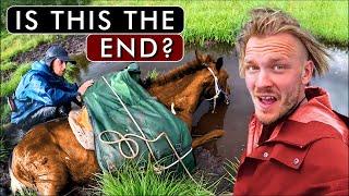 Horse Got Stuck While Traveling The World's Emptiest Country