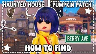 HOW TO FIND **HAUNTED HOUSE & PUMPKIN PATCH** IN BERRY AVENUE HALLOWEEN UPDATE 2024 