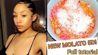 HOW TO MAKE NEW MOLATO 5D HALFCAST SOAP+ZERO LOTION// FULL TUTORIAL #halfcast #howto #soap #glowskin