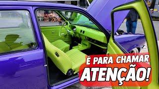 CHEVETTE ROXO TURBO INTERNA VERDE LIMÃO - SAIU DOS PADRÕES E SE DEU BEM!