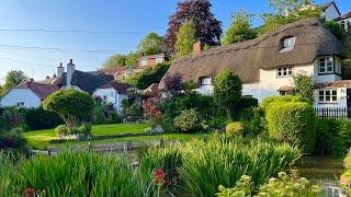 Early Morning Walk in a 12th Century English Village - Bishopstone, ENGLAND