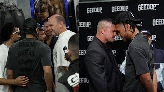 Paulo Aokuso & Clay Waterman Almost Come To Blows At Presser