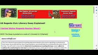 US Regents Civic Literacy Essay Review in 15 Minutes