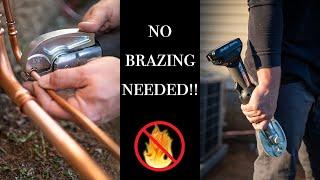 How To Connect Refrigerant Lines Without BRAZING!! | RLS Press Tool