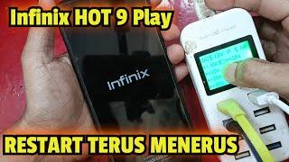 Infinix HOT 9 play Restart terus menerus