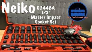 Neiko 02448A 1/2" Master Impact Socket Set