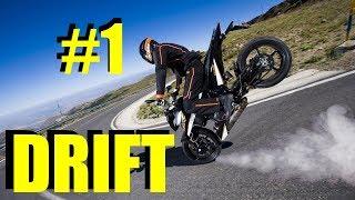 Motorcycle Drifting On Street