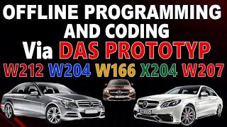 Exclusive. Offline Programming & coding Via DAS Standalone Mercedes W212, W204, W166, X204 W207 W197