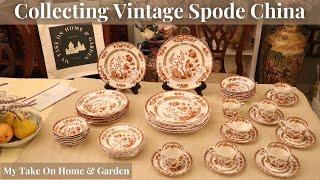 Collecting Fine China // Vintage Spode Reviewing Indian Tree Pattern (Copeland Era)