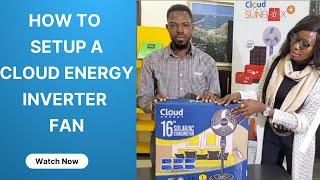 HOW TO SET UP THE CLOUD ENERGY 10WATT DC STANDING FAN