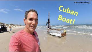 #Beachcombing - Cuban Boat