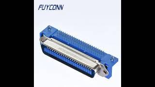 R/A Right Angle PCB Centronic Connector, 14pin 24pin 36pin 50pin 64pin Male PCB 57 CN Connector
